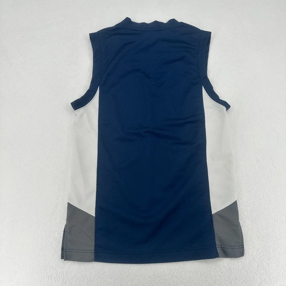 Jordan Sleeveless Athletic V Neck Top Blue‎ Gray Size Small